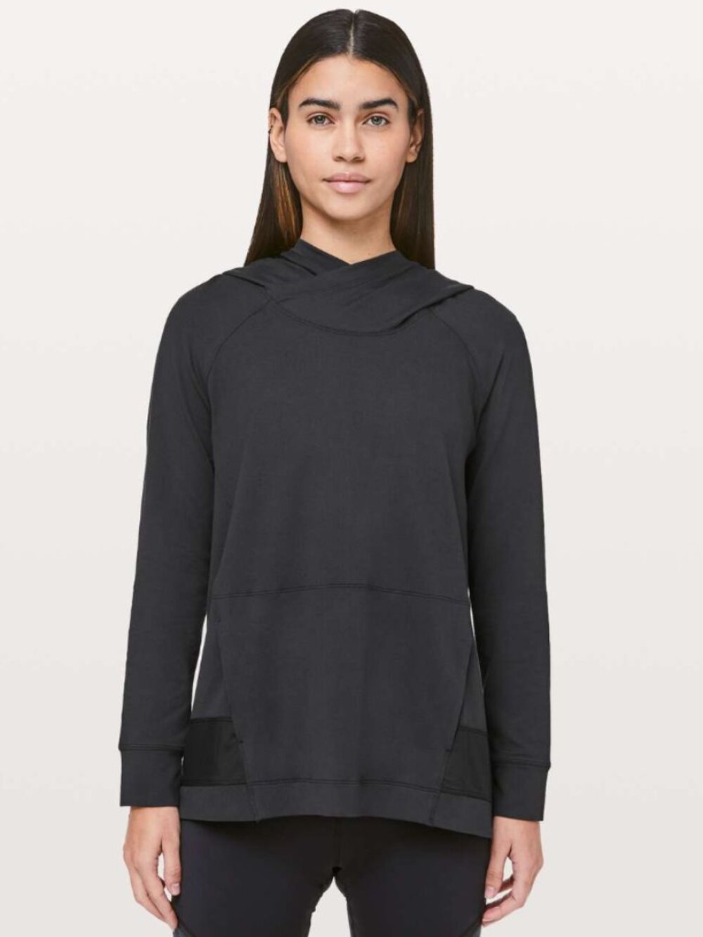 Lululemon Starting Place Hoodie Black/Grey Size 2